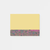 Bordure de texture de mur de briques colorées