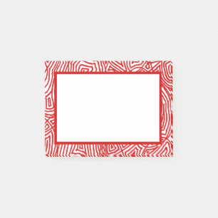 Post-it® Bordure d'empreinte rouge