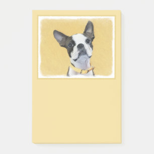 Post-it® Boston Terrier Peinture - Cute Original Chien Art