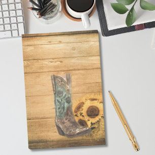 Post-it® Botte de tournesol de l'Ouest patiné