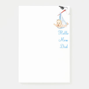Post-it® Bouche portant bébé amusant notes collantes