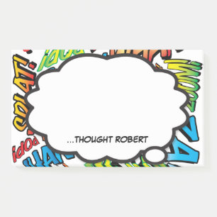 Post-it® Boule de pensée personnalisée Amusants Livre de BD