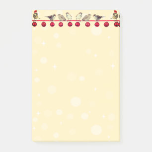 Post-it® Boules de Noël et oiseaux carnivores
