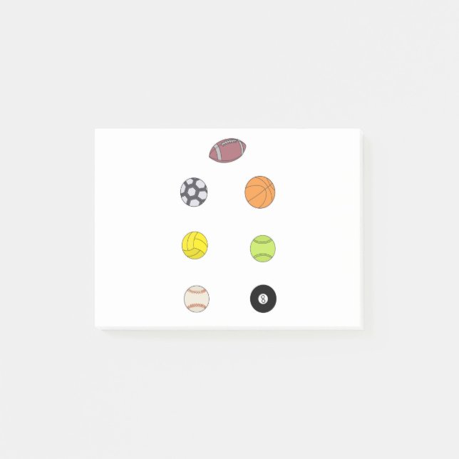 Post-it® Boules de sport (Devant)