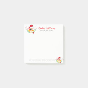 Post-it® Bouquet de fleurs d'aquarelles de Noël