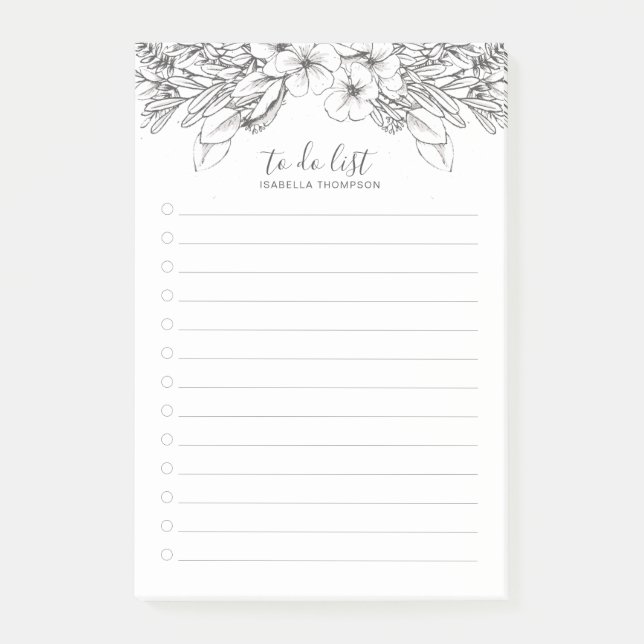 Post-it® Bouquet sauvage Notes post-it botaniques (Devant)