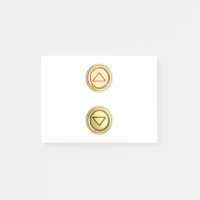 Boutons d'ascenseur dorés pour haut et bas