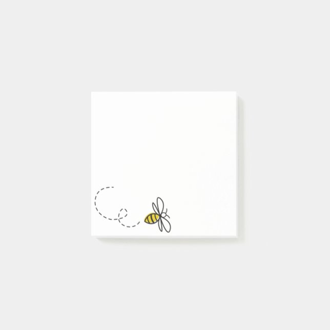 Post-it® Bouzzy Bee Sticky Notes (Devant)