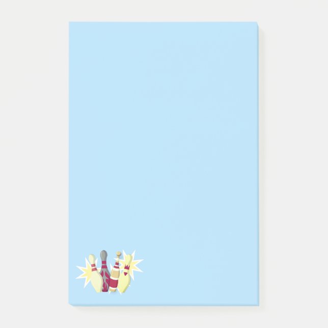Post-it® Bowling de style vintage (Devant)