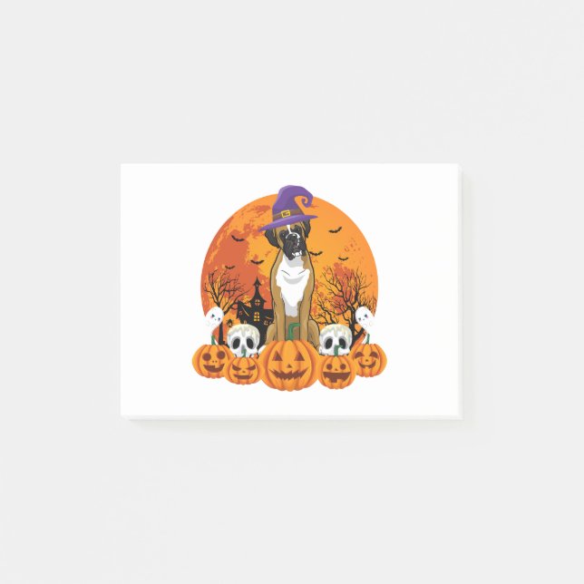 Post-it® Boxeur Halloween Dog (Devant)