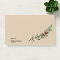 Branche de l'arbre rustique Yew