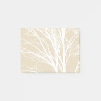 Branches d'arbre blanc brun crème rustique