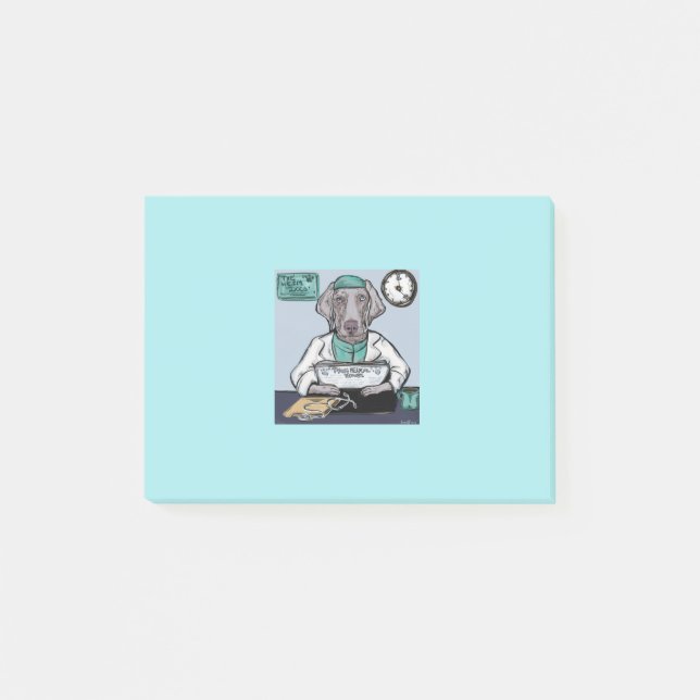 Post-it® Braque de Weimar (Devant)