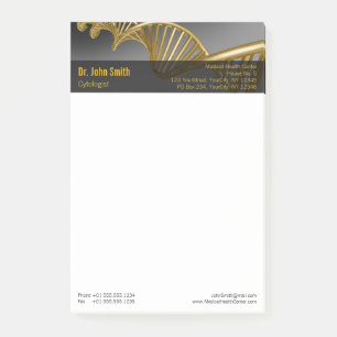 Post-it® Brin d'ADN Or Médical Luxe Professionnel
