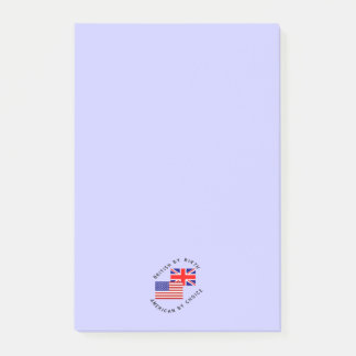 Post-it® Britannique de naissance, Américain par choix, Tex