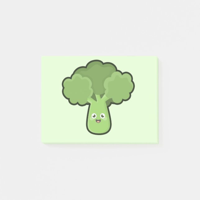 Post-it® Brocoli de Kawaii (Devant)