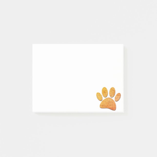 Post-it® Brûlure à mâchoires pour chien - Impression âgée (Devant)