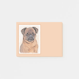 Post-it® Bruxelles Griffon Smooth Painting Original Chien A