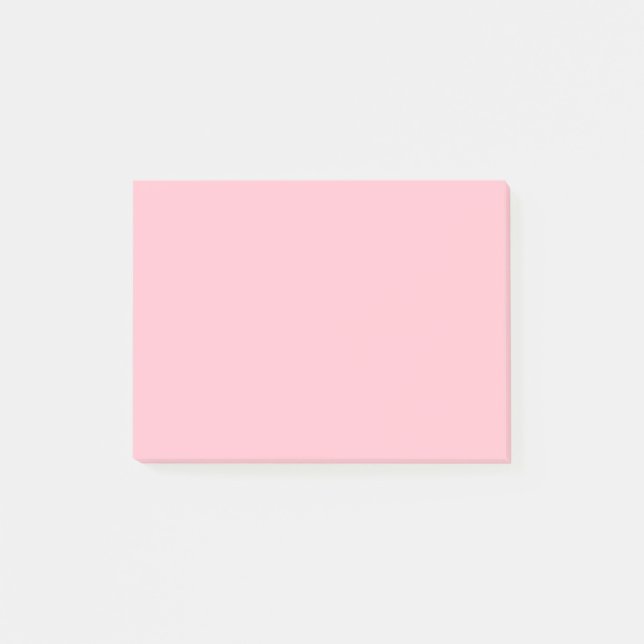 Post-it® Bubblegum rose couleur solide (Devant)