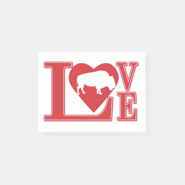 Post-it® Buffalo Love (Devant)