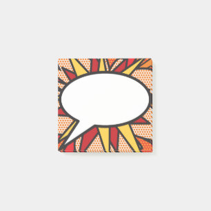 Post-it® Bulle de dialogue de bande dessinée moderne amusan