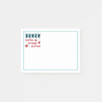 Bunco Good Times Good Friends Retro Dice