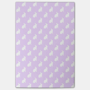Post-it® Bunnies Arrière - plans blancs et violets de Past