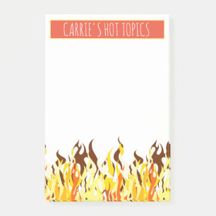 Post-it® Bureau personnalisé par Topics  chaud flamboyant