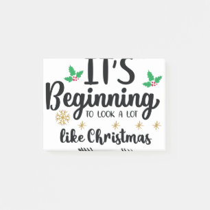 Post-it® Ça commence à ressembler beaucoup à Noël