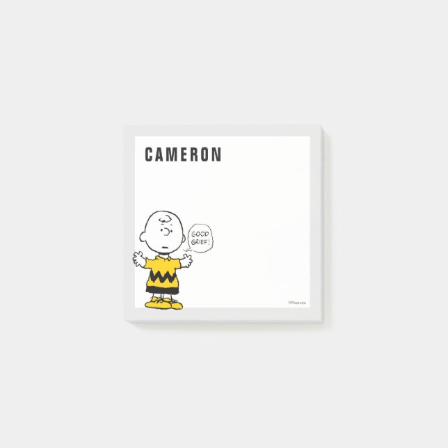 Post-it® cacahuètes | Good Grief Charlie Brown (Devant)