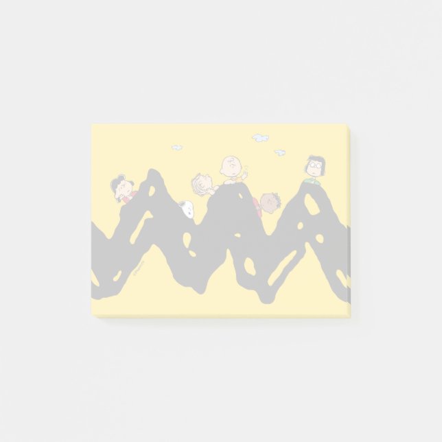 Post-it® cacahuètes | La Bande sur le Zig Zag (Devant)