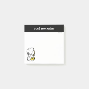 Post-it® cacahuètes Lecteur Snoopy Saxophone