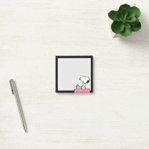 Post-it® cacahuètes   Snoopy à la machine à écrire