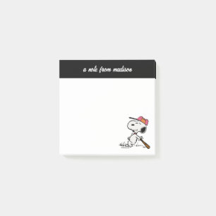 Post-it® cacahuètes Snoopy at Bat