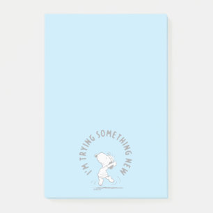 Post-it® cacahuètes Snoopy Essayer Quelque Chose De Nouve