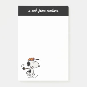 Post-it® cacahuètes Snoopy Golf Swing