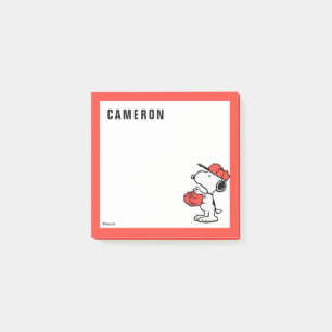 Post-it® cacahuètes Snoopy Making the Catch