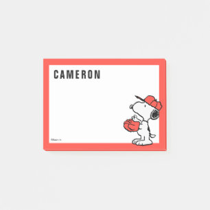 Post-it® cacahuètes Snoopy Making the Catch