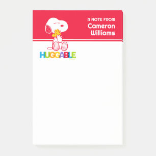 Post-it® cacahuètes Snoopy & Woodstock Huggable