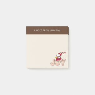 Post-it® cacahuètes Snoopy & Woodstock Joy Sled Ride