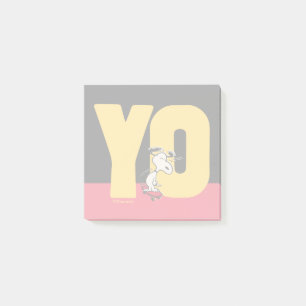 Post-it® cacahuètes Snoopy YO Skateboard