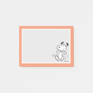 Post-it® cacahuètes Une Danse Heureuse Snoopy
