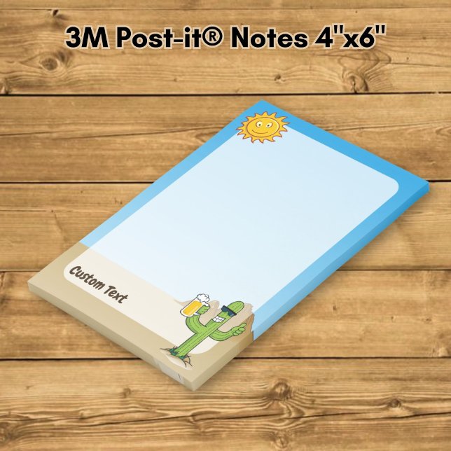 Post-it® Cactus avec bière (Créateur téléchargé)