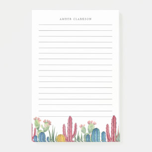 Post-it® Cactus colorés  Lié