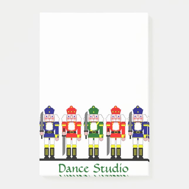 Post-it® Cadeau de ballet de Noël personnalisé par (Devant)