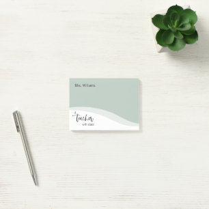 Post-it® Cadeau de l'enseignant personnalisé