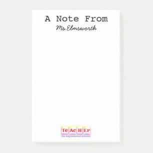 Post-it® Cadeau du Bloc-notes stationnaire personnalisé de 