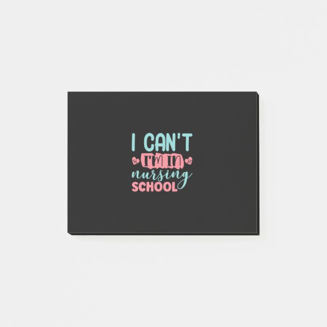 Post-it® Cadeau infirmière | Je Suis À L'École De Soins Inf (Devant)