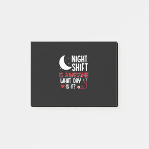 Post-it® Cadeau infirmière   Shift De Nuit Est Super
