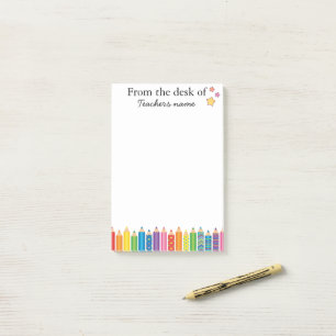 Post-it® Cadeau personnalisé pour enseignant De la part de